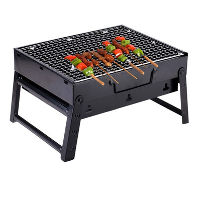 Portable stainless steel outdoor grill